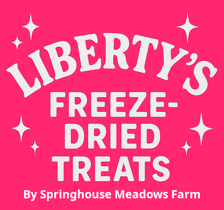 By Spring House Meadows Farm - Liberty's Freeze Dried Treats Logo